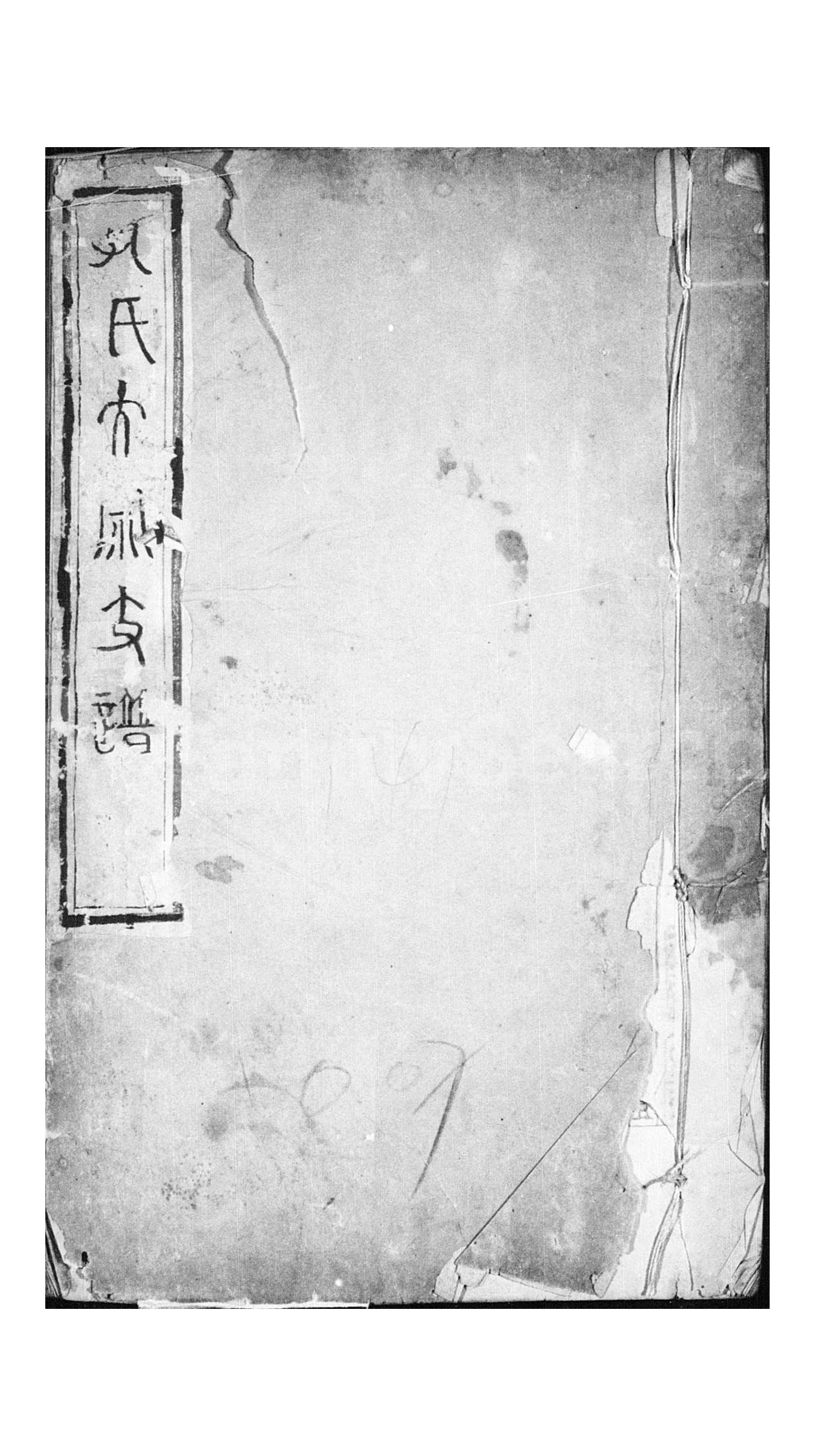 孔子大宗家谱1873年